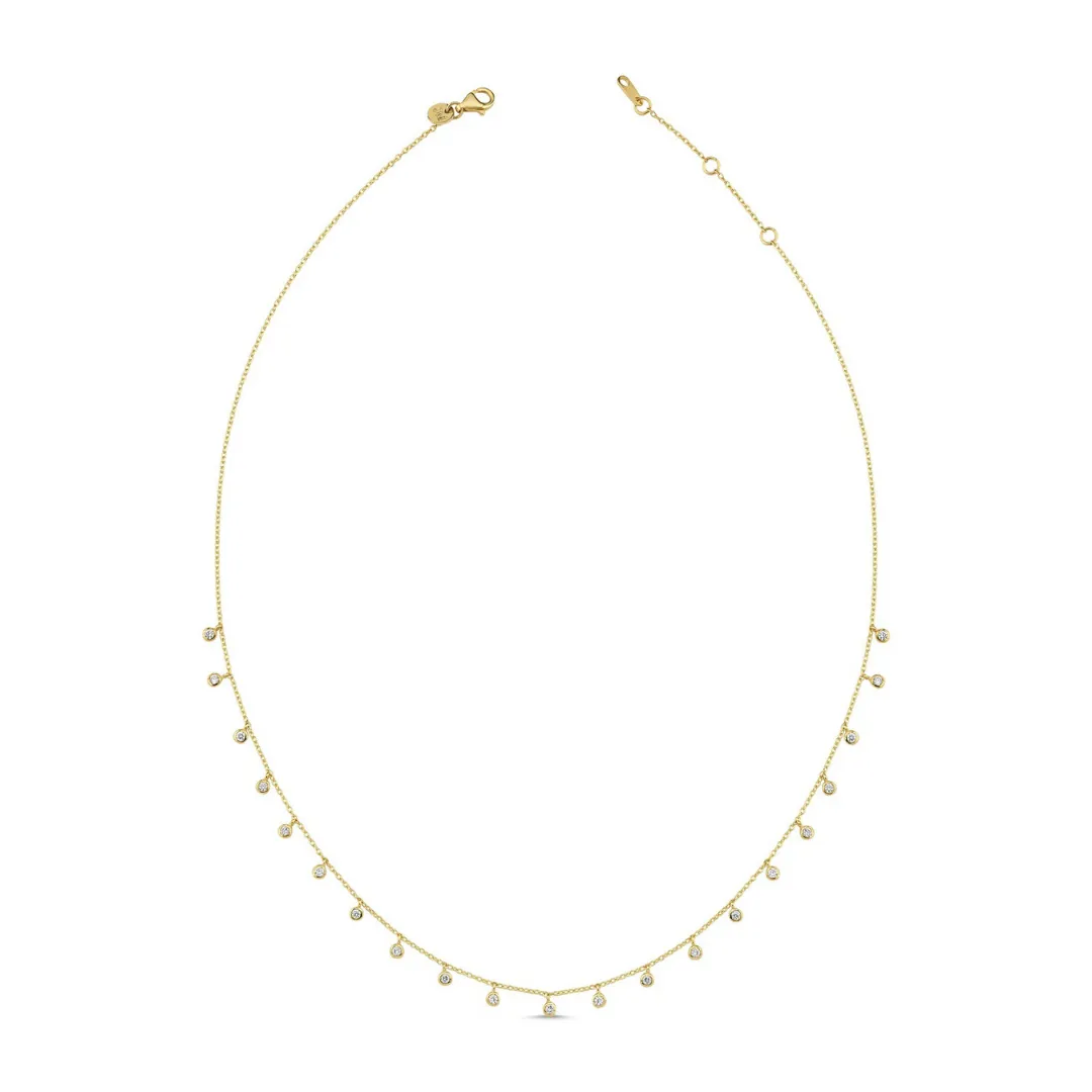 14K Gold Diamonds Necklace