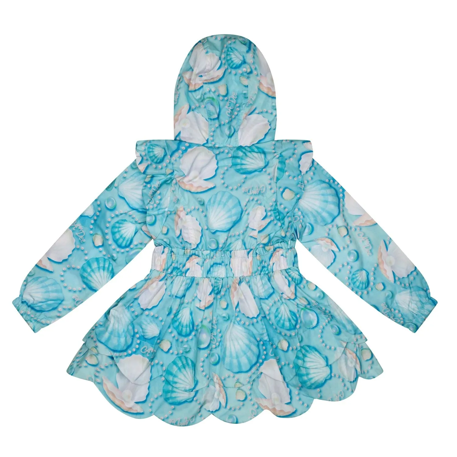 A DEE - Ocean Ocean Pearl Print Jacket - Aruba Blue