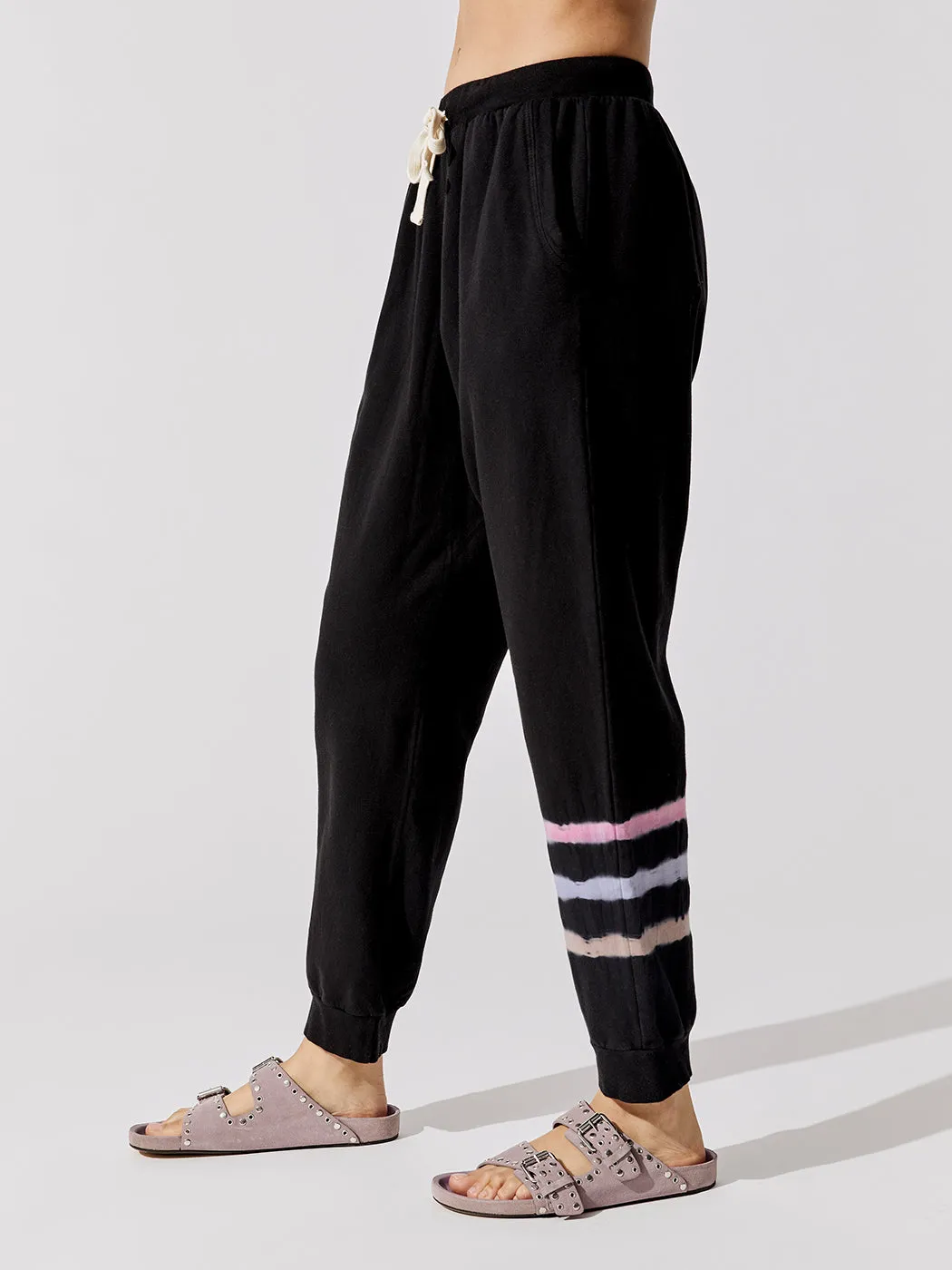 Abbot Kinney Sweatpant - Trance - Onyx-Multi