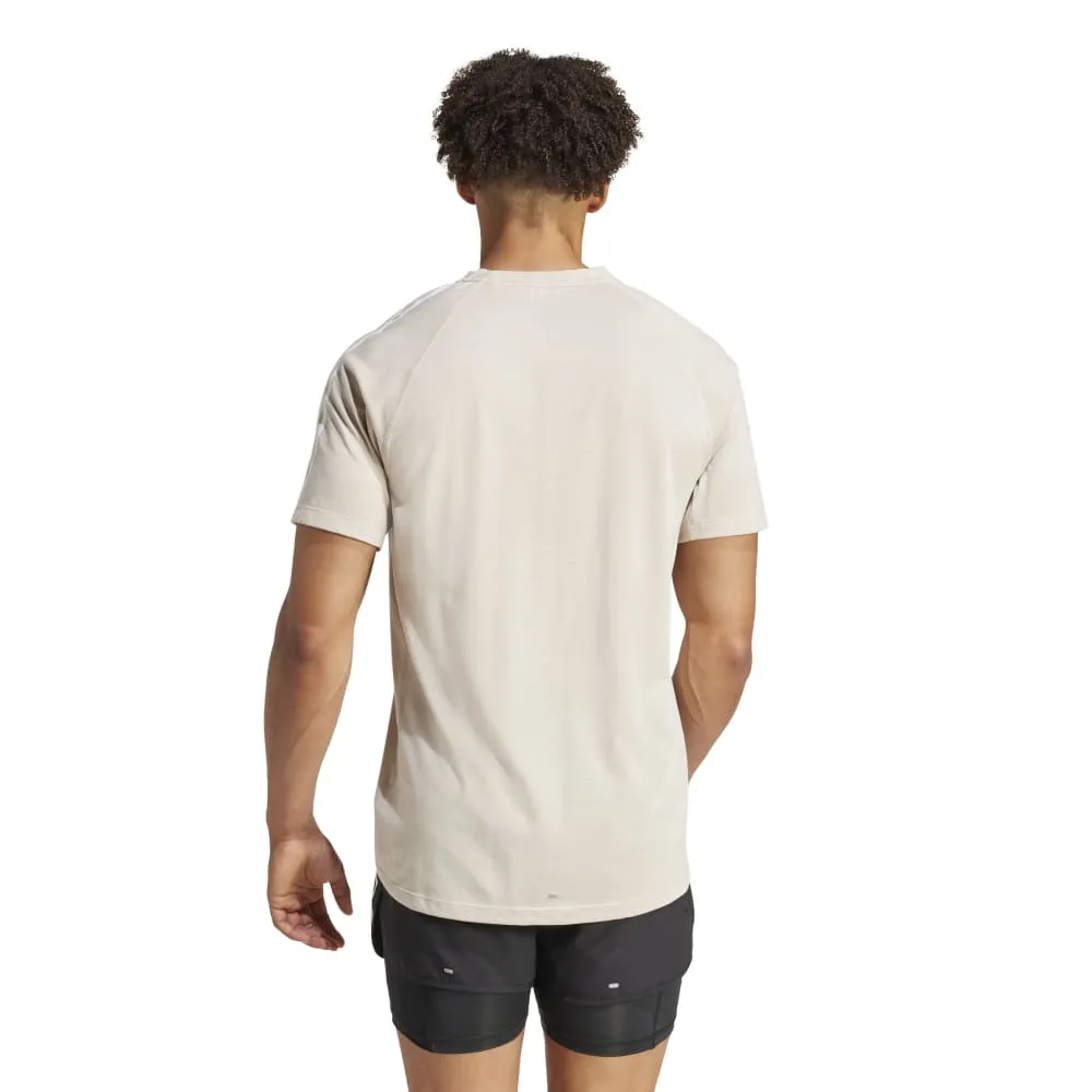 adidas Own The Run 3 Stripes Men's Tee