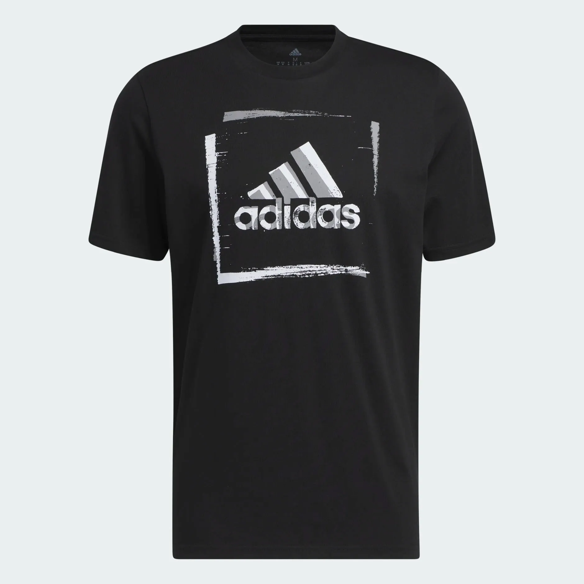 adidas Two-Tone Stencil Short Sleeve Graphic Men's Tee