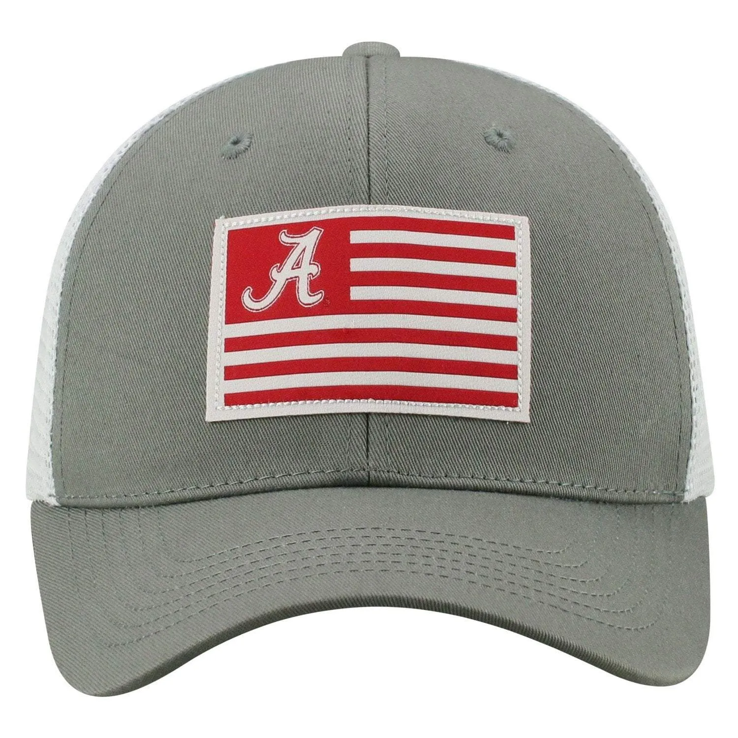 Alabama Crimson Tide TOW Gray "Brave" Mesh Structured Adj. Hat Cap