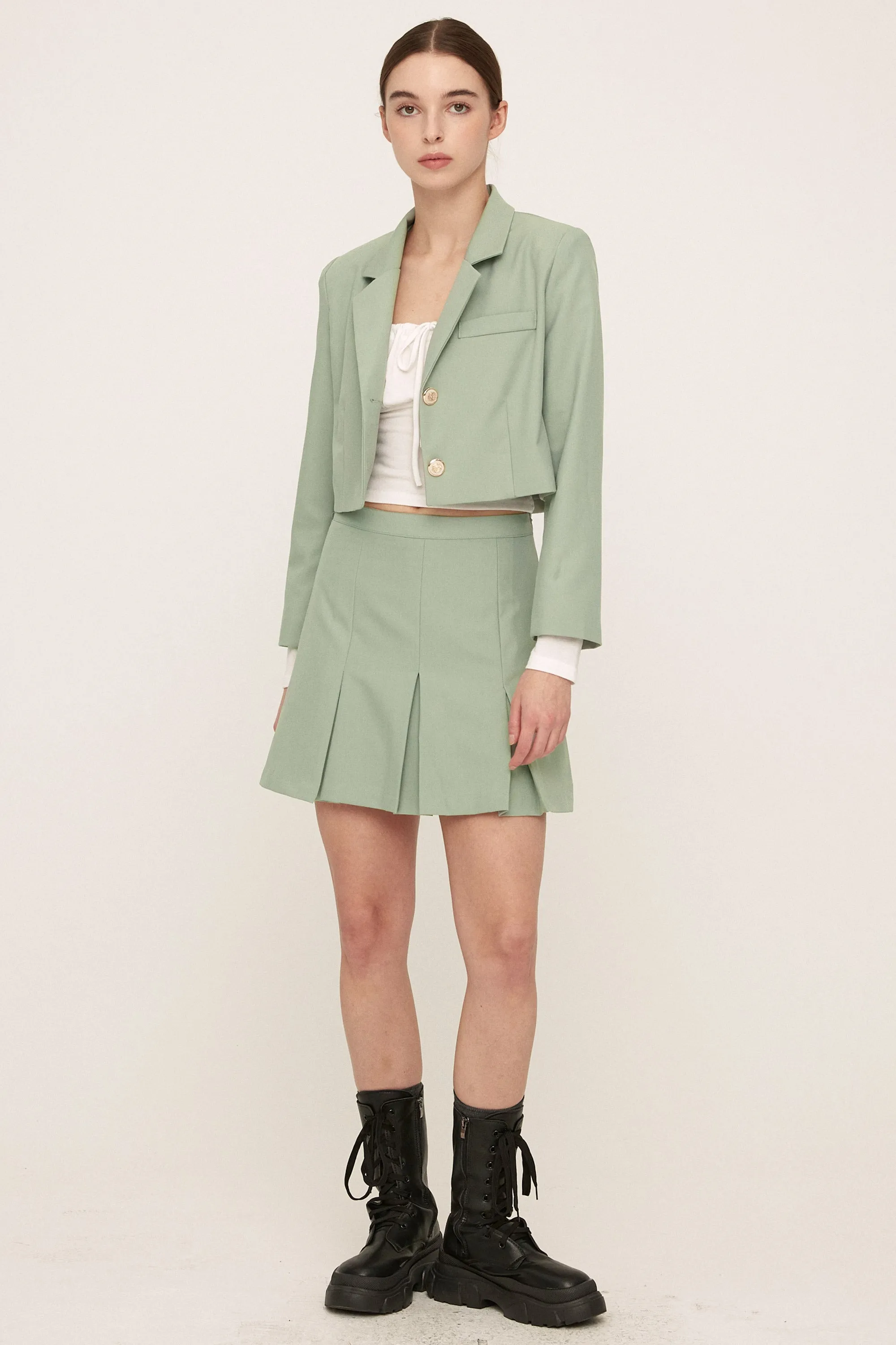 Amelia Cropped Blazer Jacket