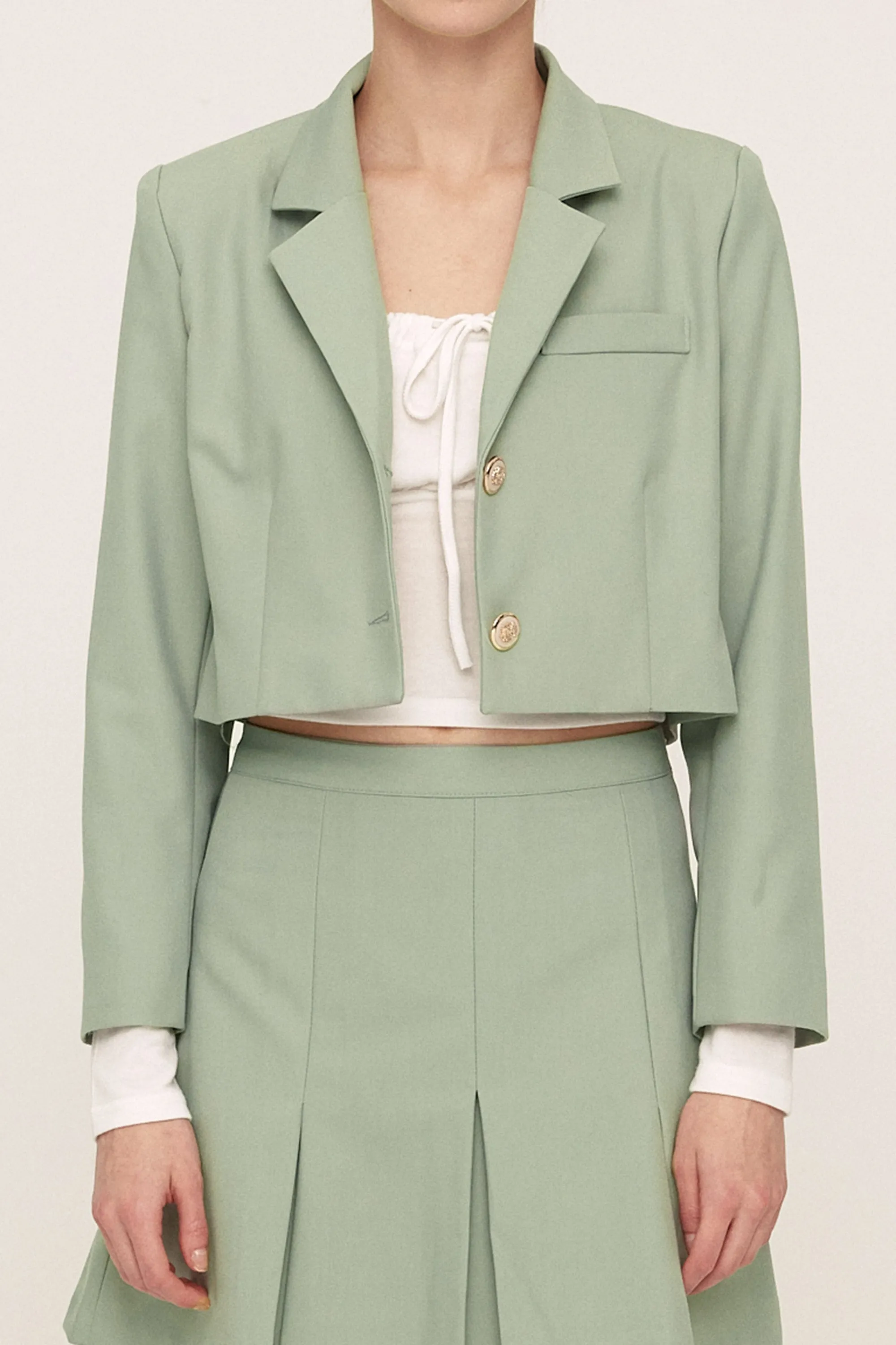 Amelia Cropped Blazer Jacket