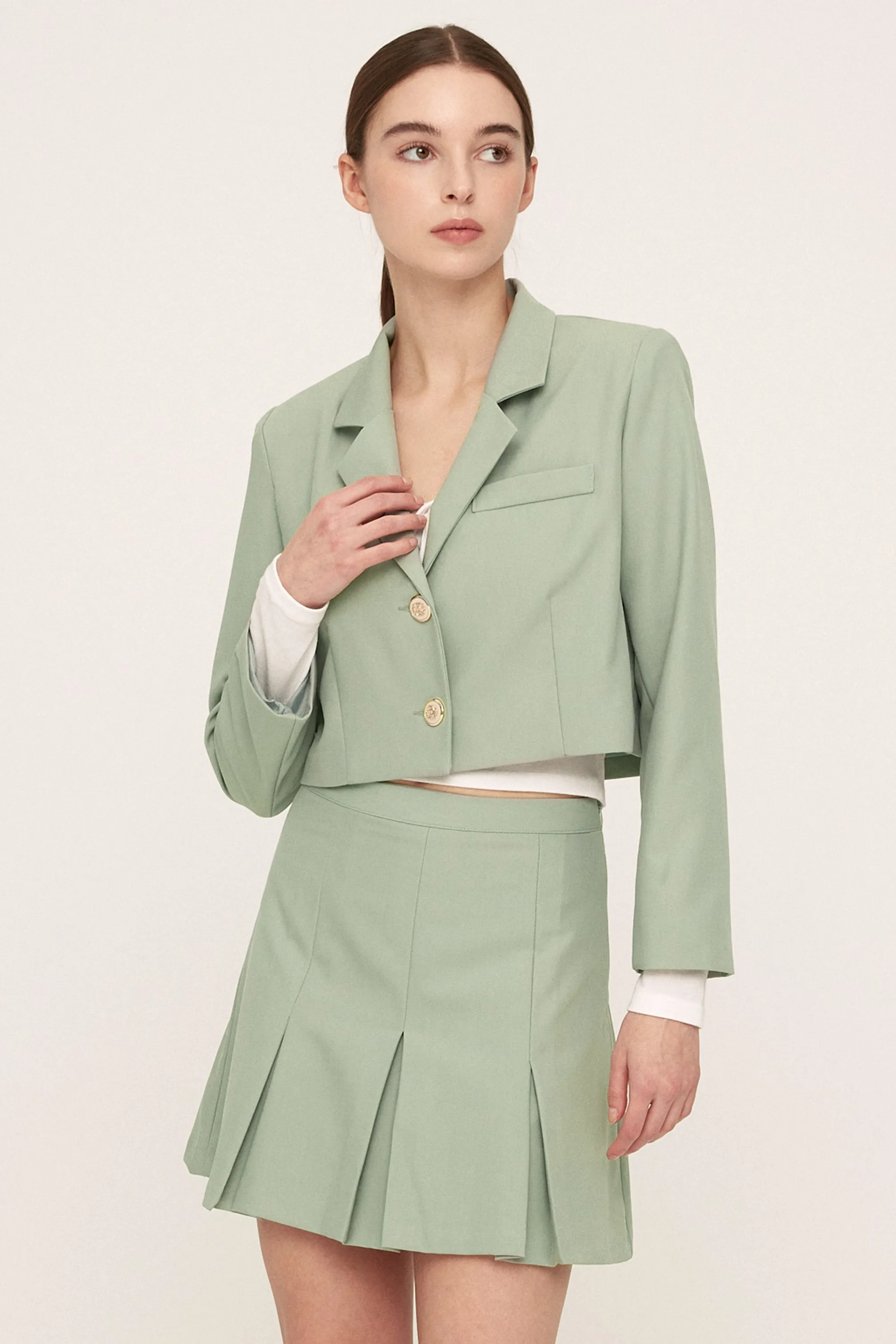 Amelia Cropped Blazer Jacket