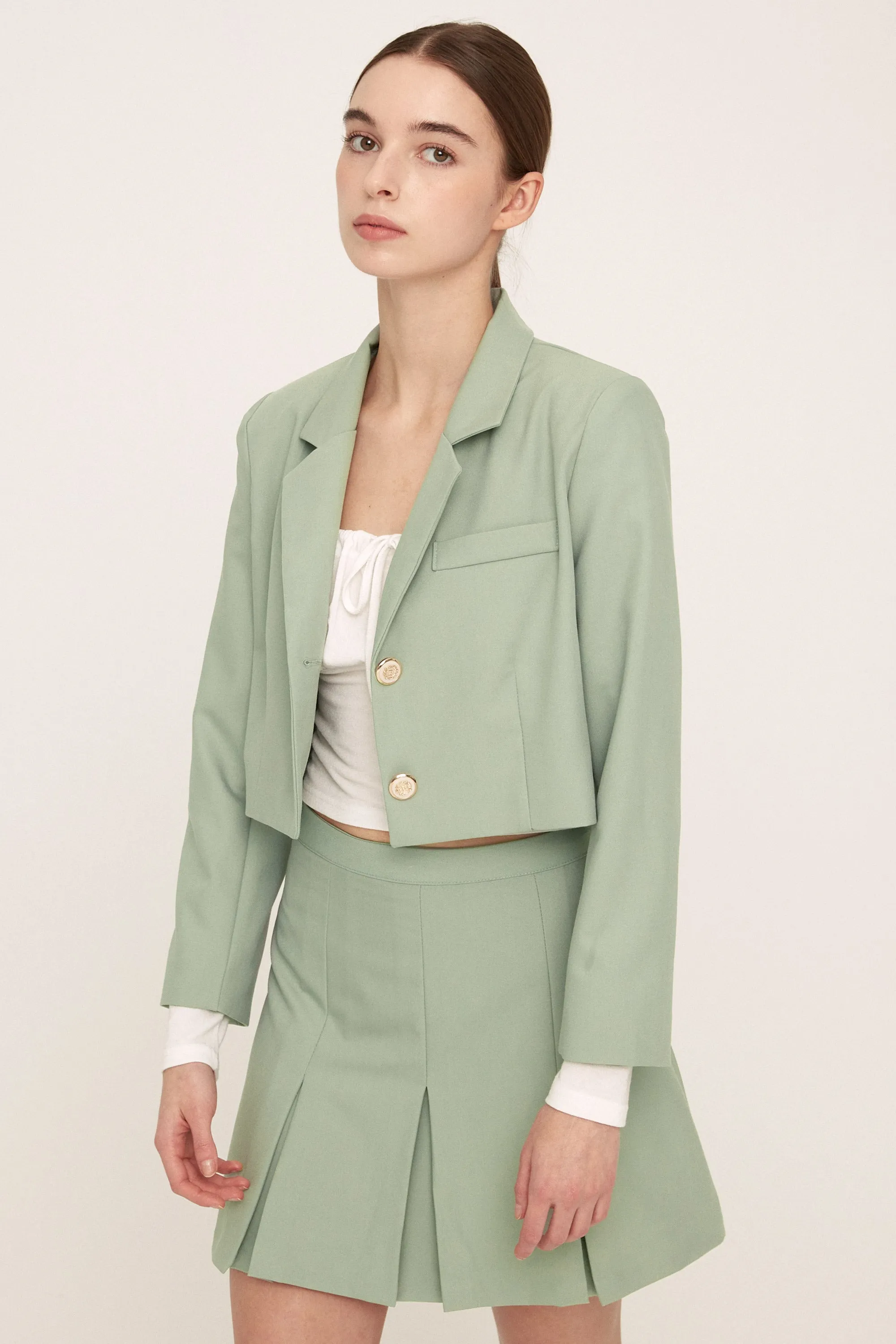 Amelia Cropped Blazer Jacket