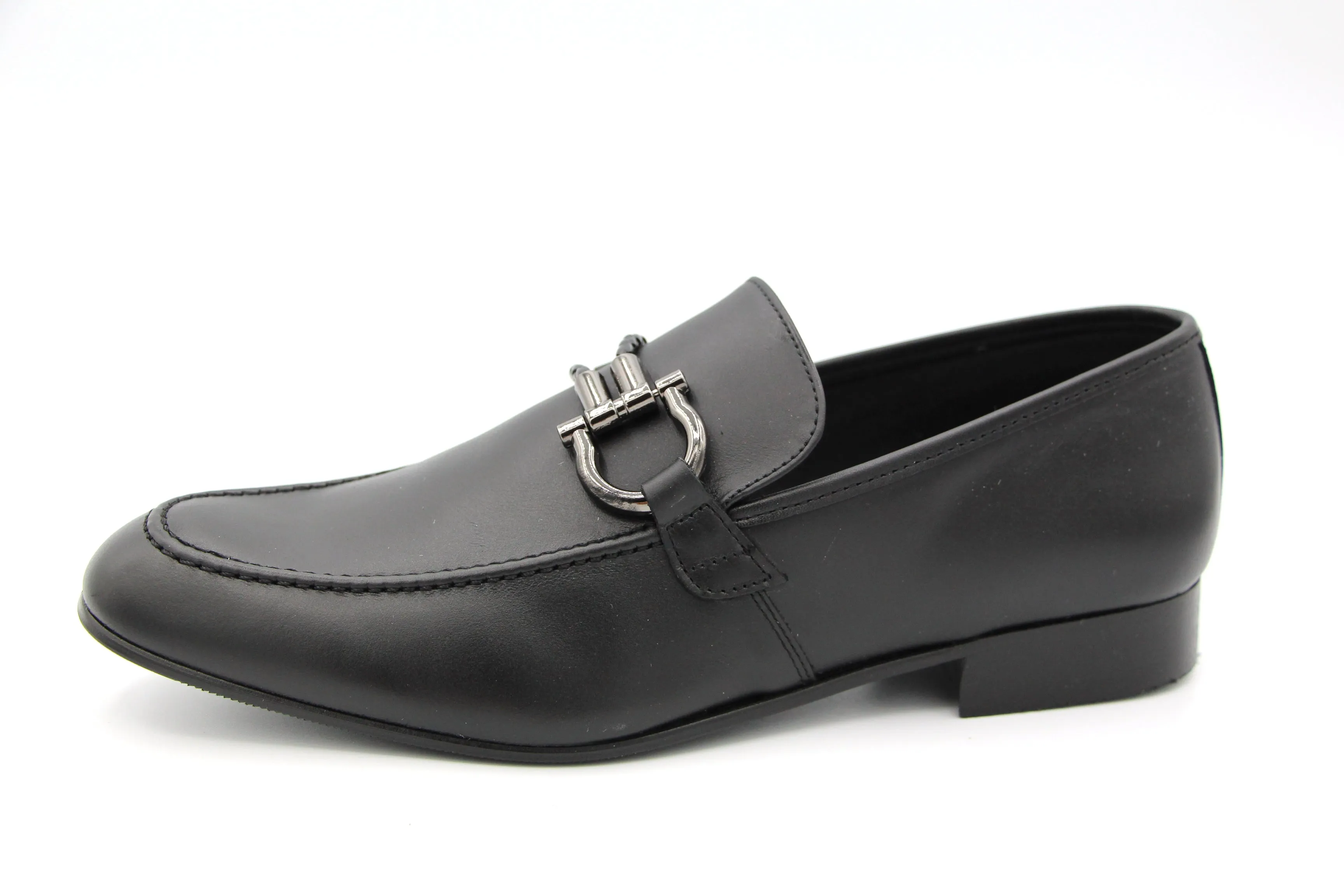 Andanines  Black Slip On With Side Strap Buckle 202794-4