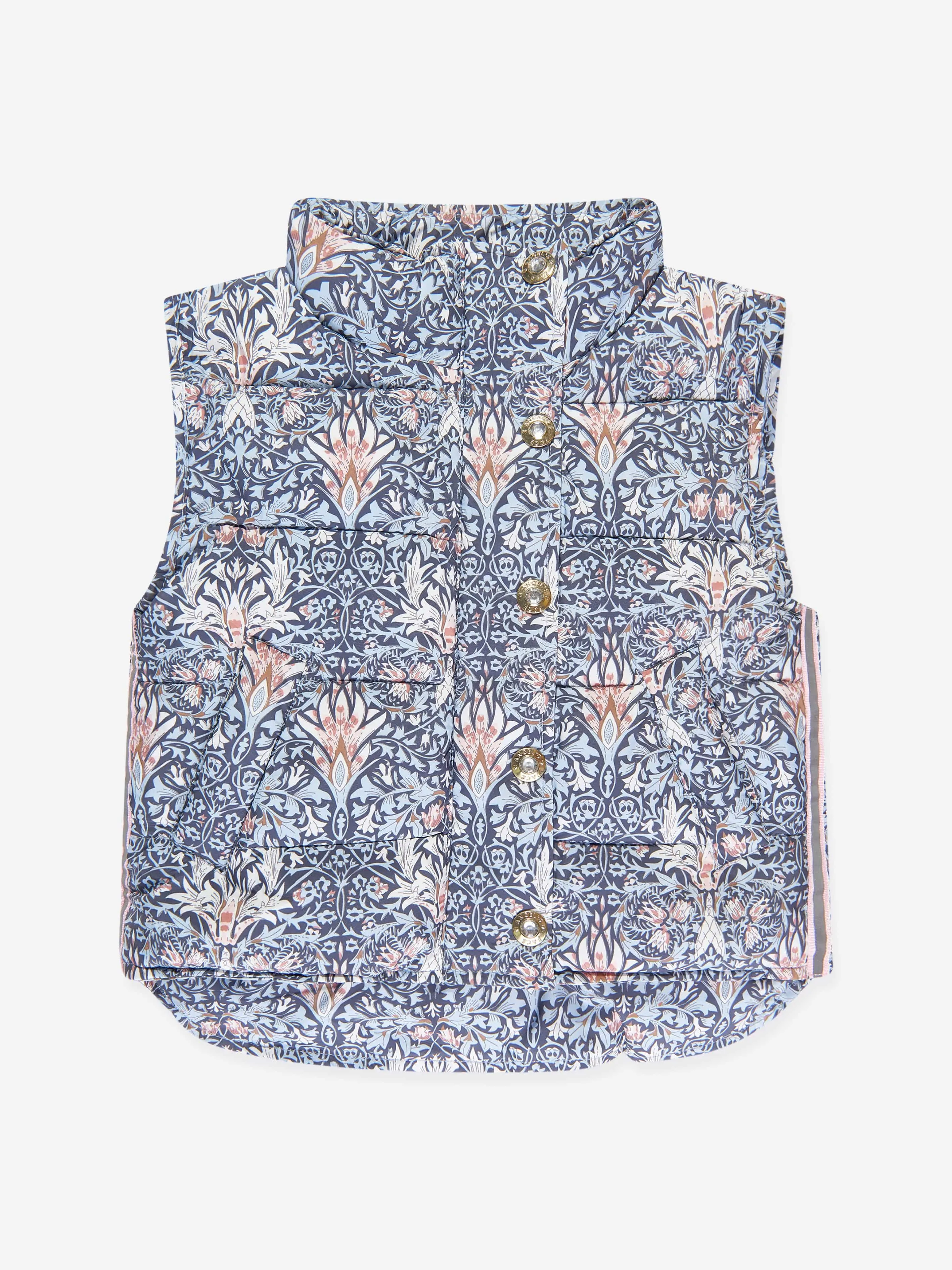 Angels Face Girls Tabatha Printed Gilet in Blue