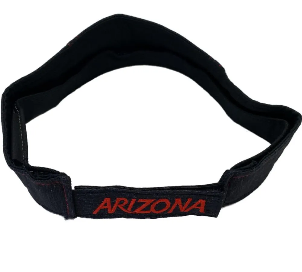 Arizona Wildcats Zephyr Dark Denim Adjustable Strap Golf Visor Hat Cap