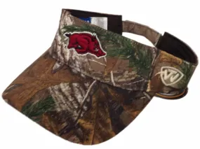 Arkansas Razorbacks TOW Realtree Xtra Camouflage Adjustable Golf Hat Cap Visor