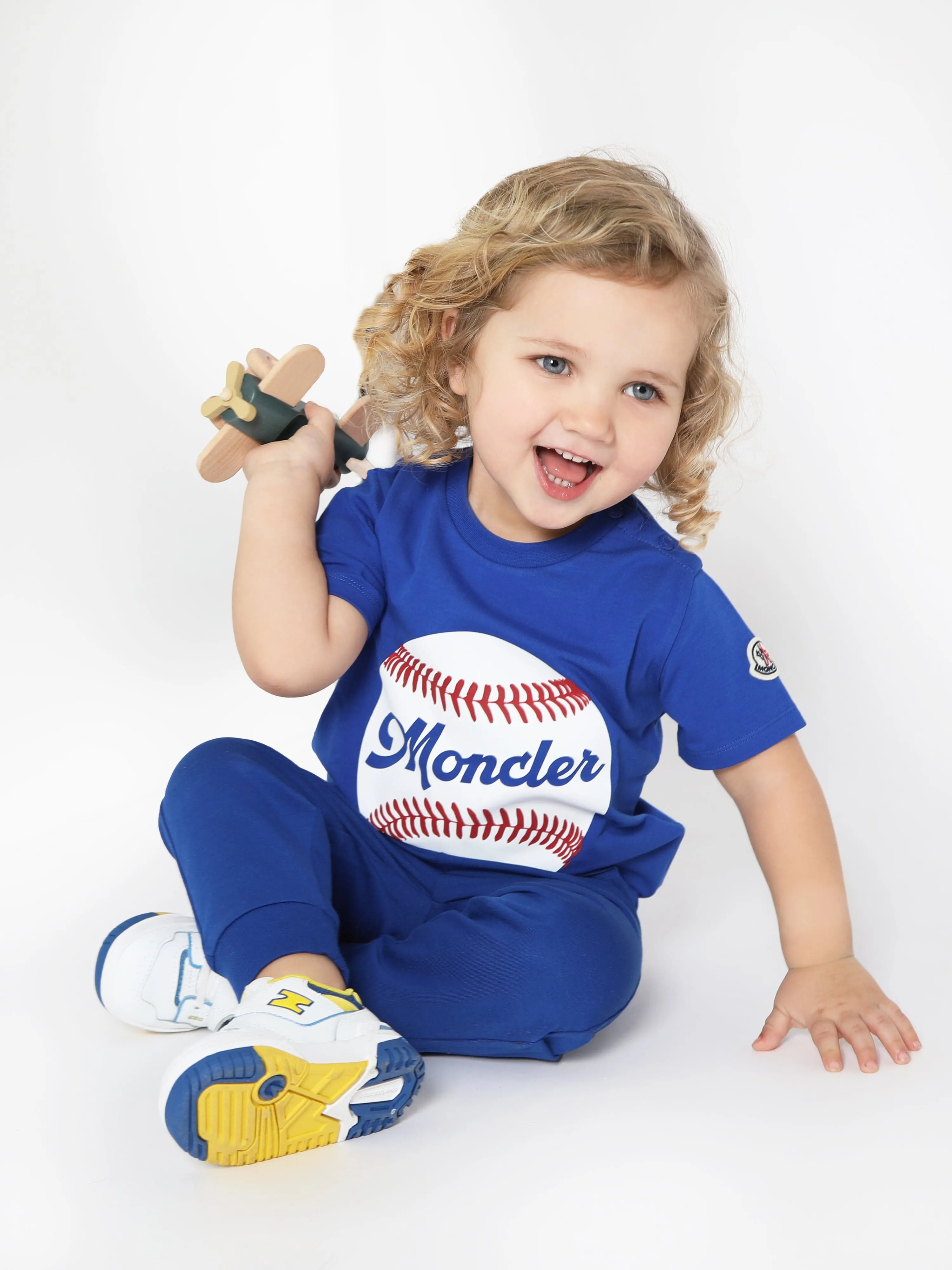 Baby Boys Baseball T-Shirt in Blue