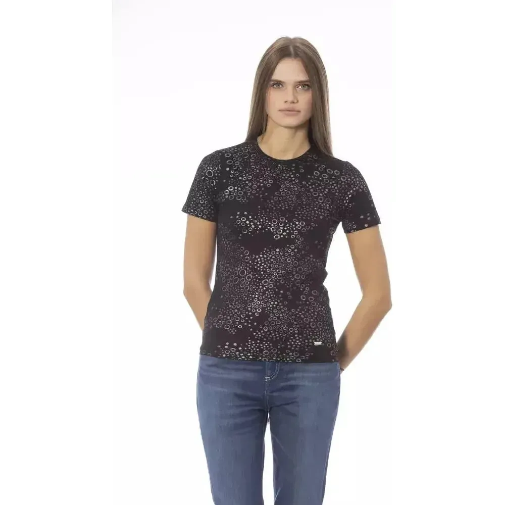 Baldinini Trend Black Cotton Women Top