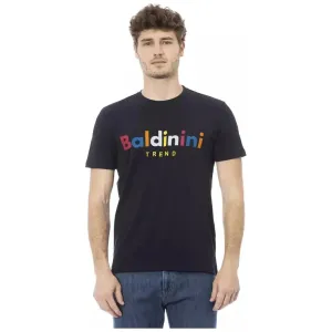 Baldinini Trend Blue Cotton Men T-Shirt