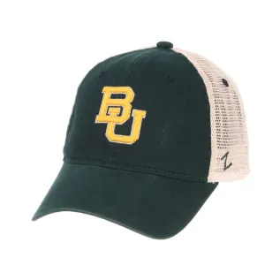 Baylor Bears Zephyr Dark Green "University" Mesh Adj. Snapback Relax Fit Hat Cap