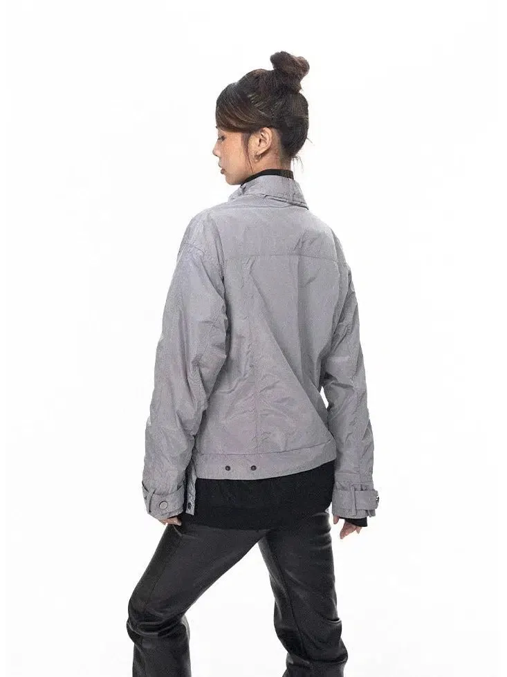 BB Casual Contrast Buttoned Jacket