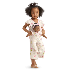 Beautiful Blooms Pajamas for Little Girls & Bitty Baby® Dolls