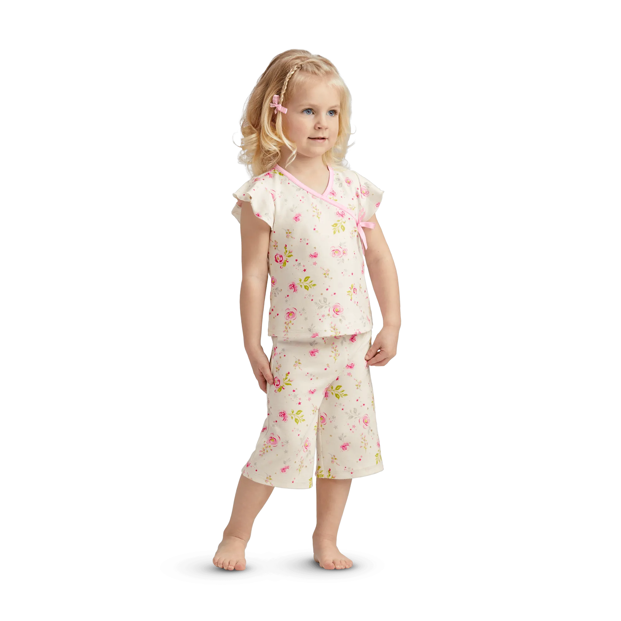 Beautiful Blooms Pajamas for Little Girls