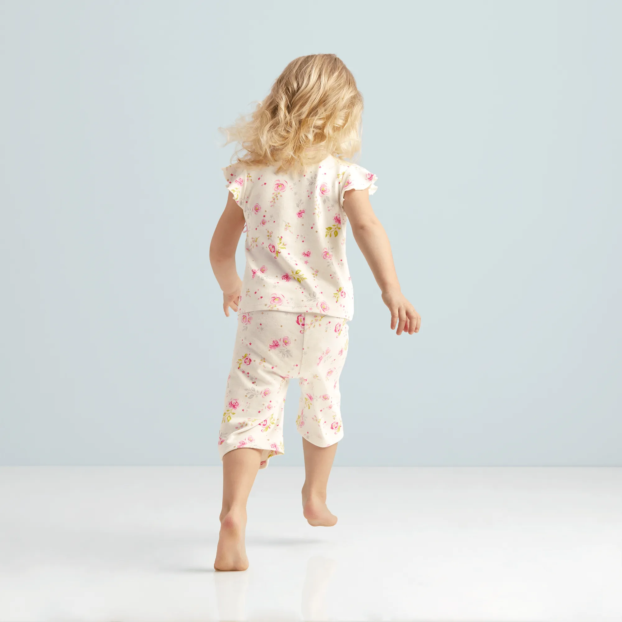 Beautiful Blooms Pajamas for Little Girls