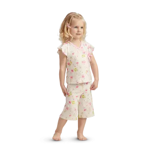 Beautiful Blooms Pajamas for Little Girls