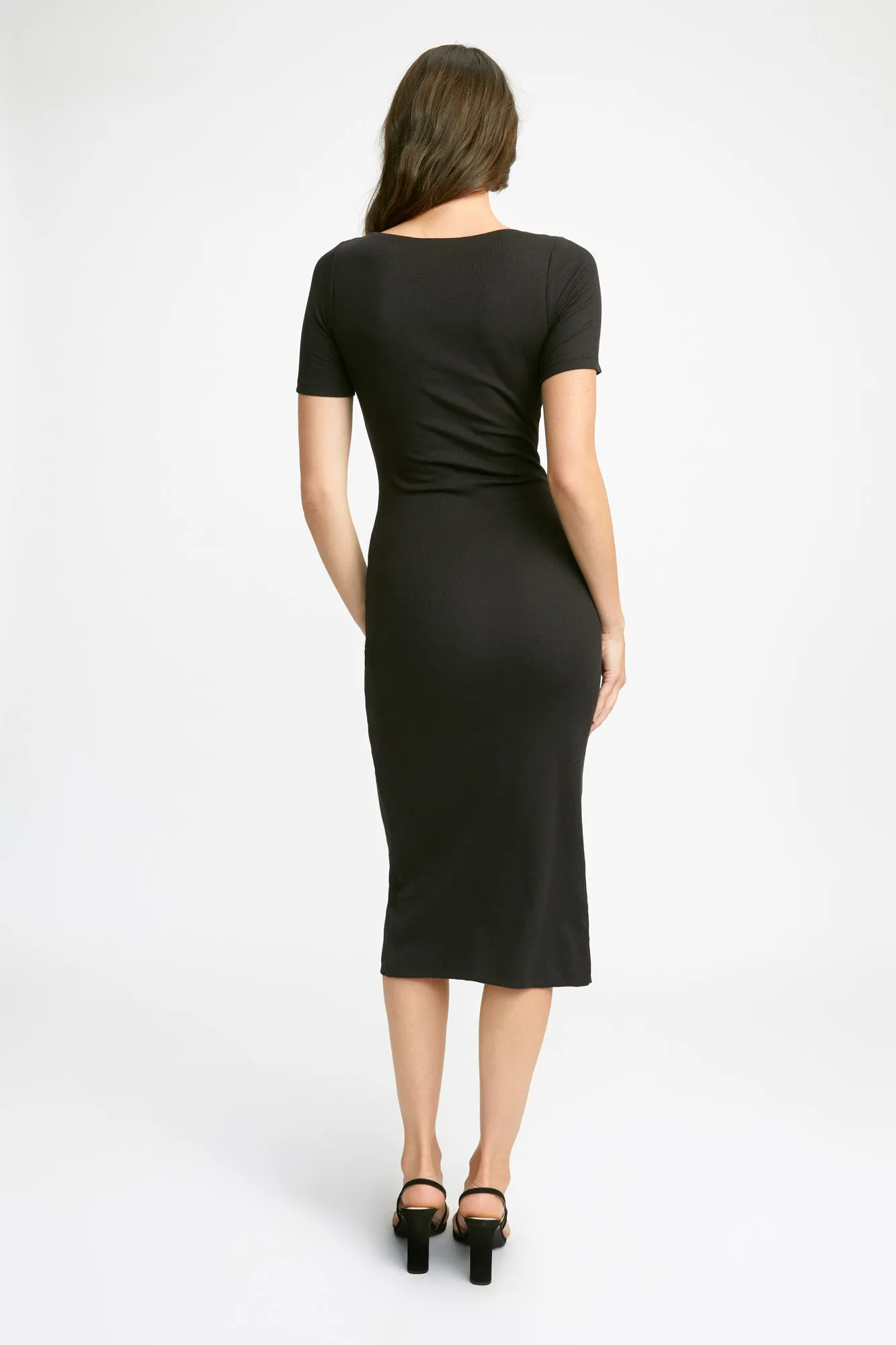 Beccy Button Midi Dress