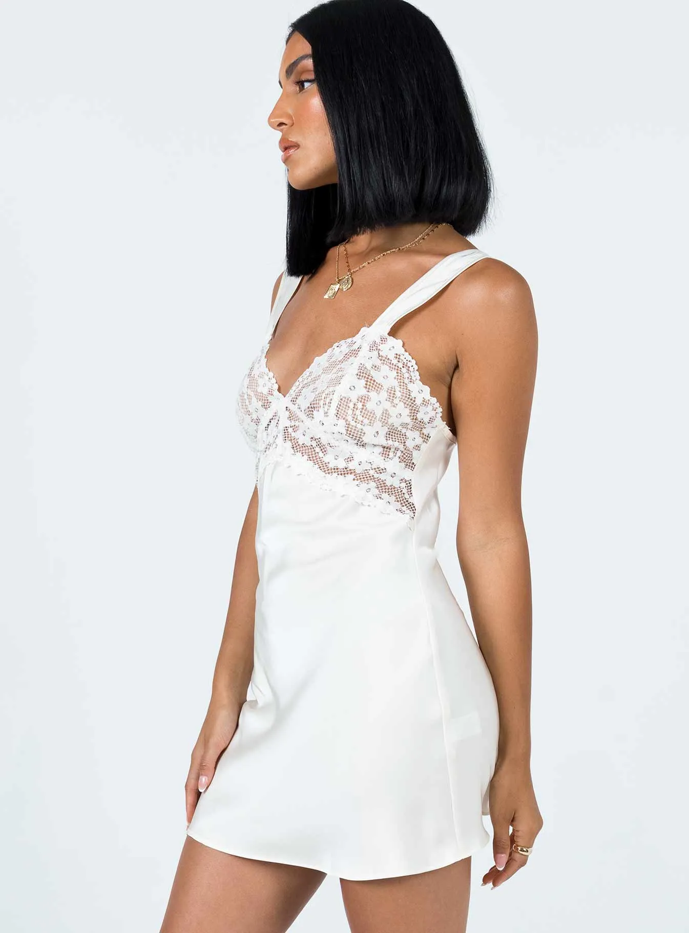 Bel Air Mini Dress Ivory