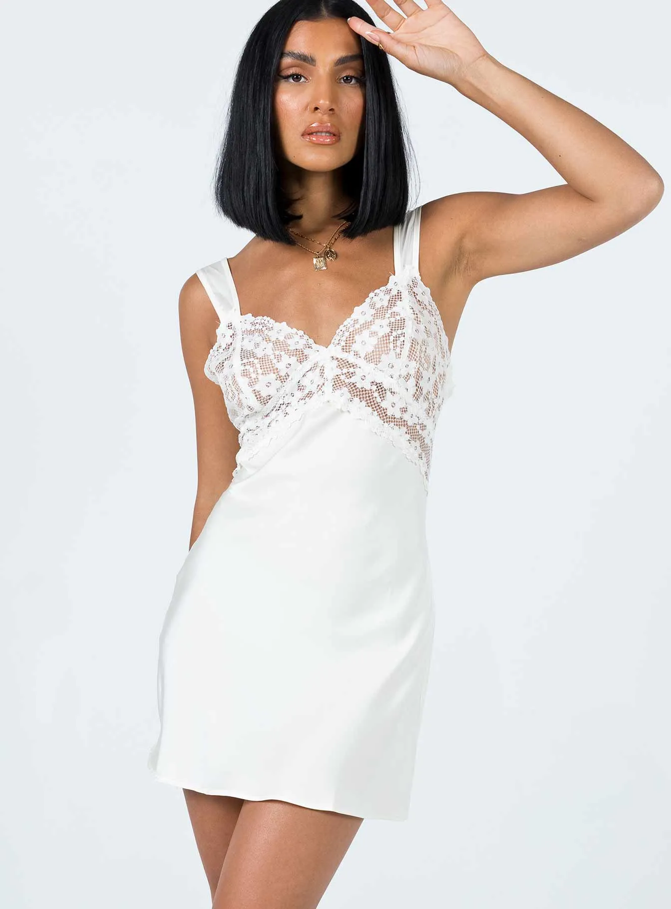 Bel Air Mini Dress Ivory