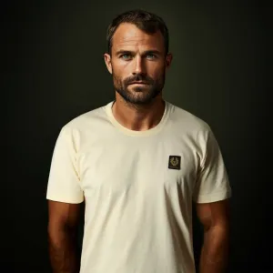 Belstaff Classic T-Shirt in Yellow Sand