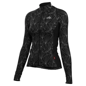 Black Iris Norrsken Women's Long Sleeved Reflective Cycling Jersey