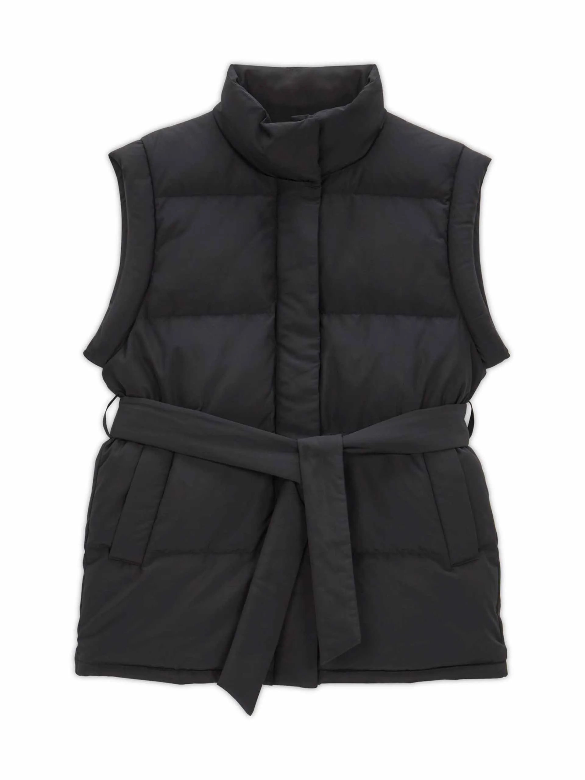 Black padded gilet