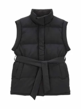 Black padded gilet