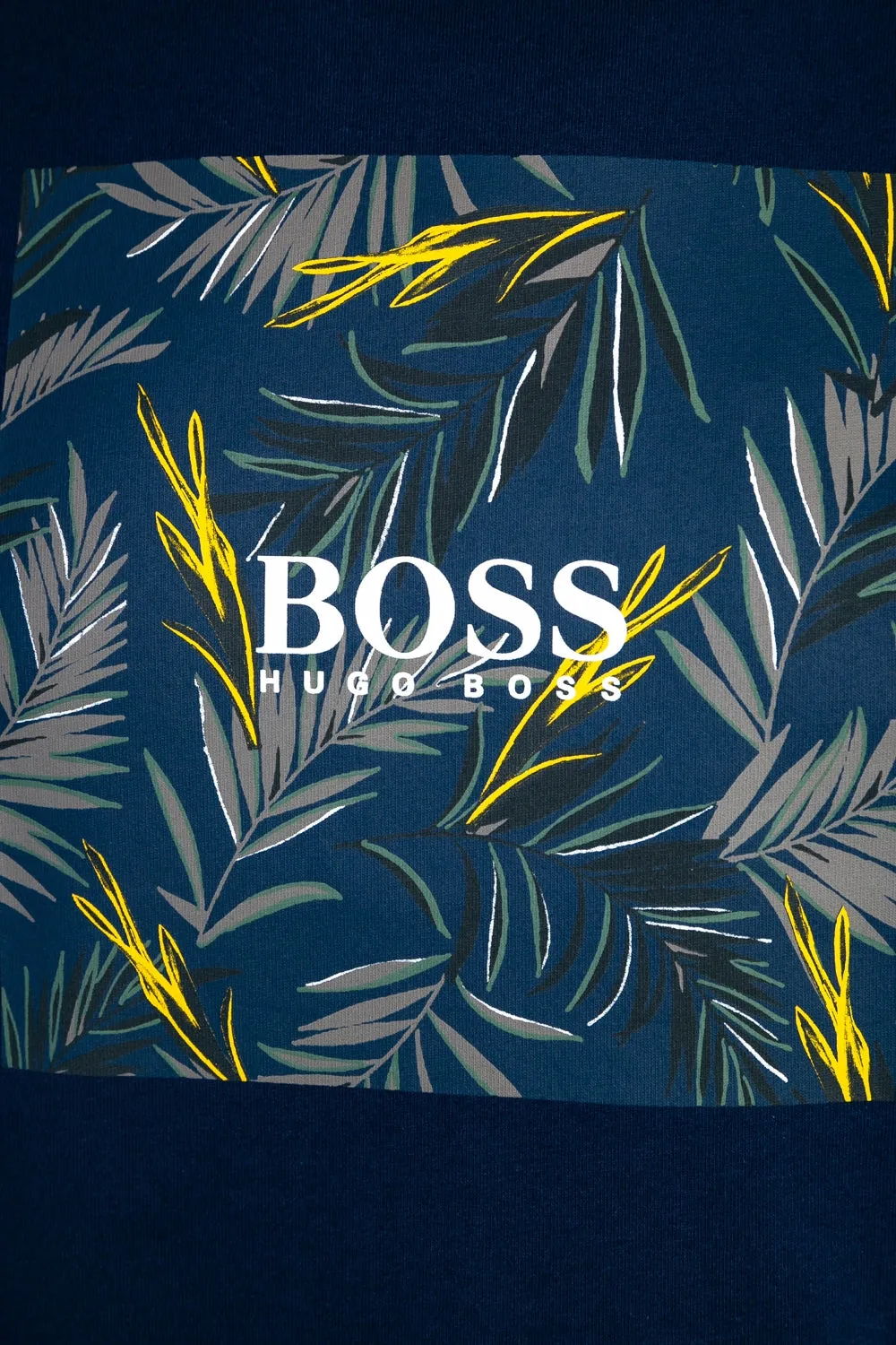 BOSS Troaar 5 T Shirt in Blue Palm