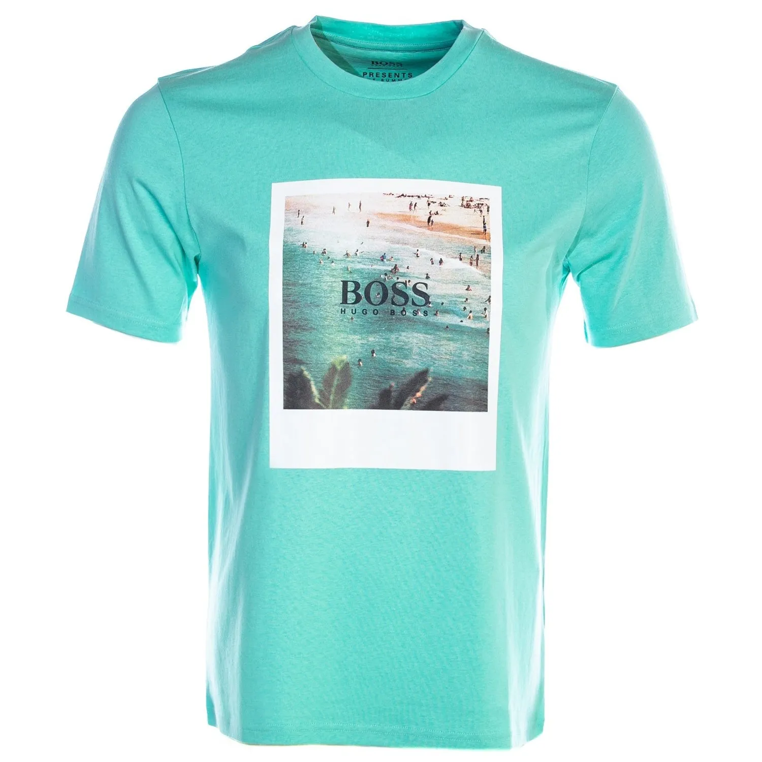 BOSS Tsummer 4 T Shirt in Mint