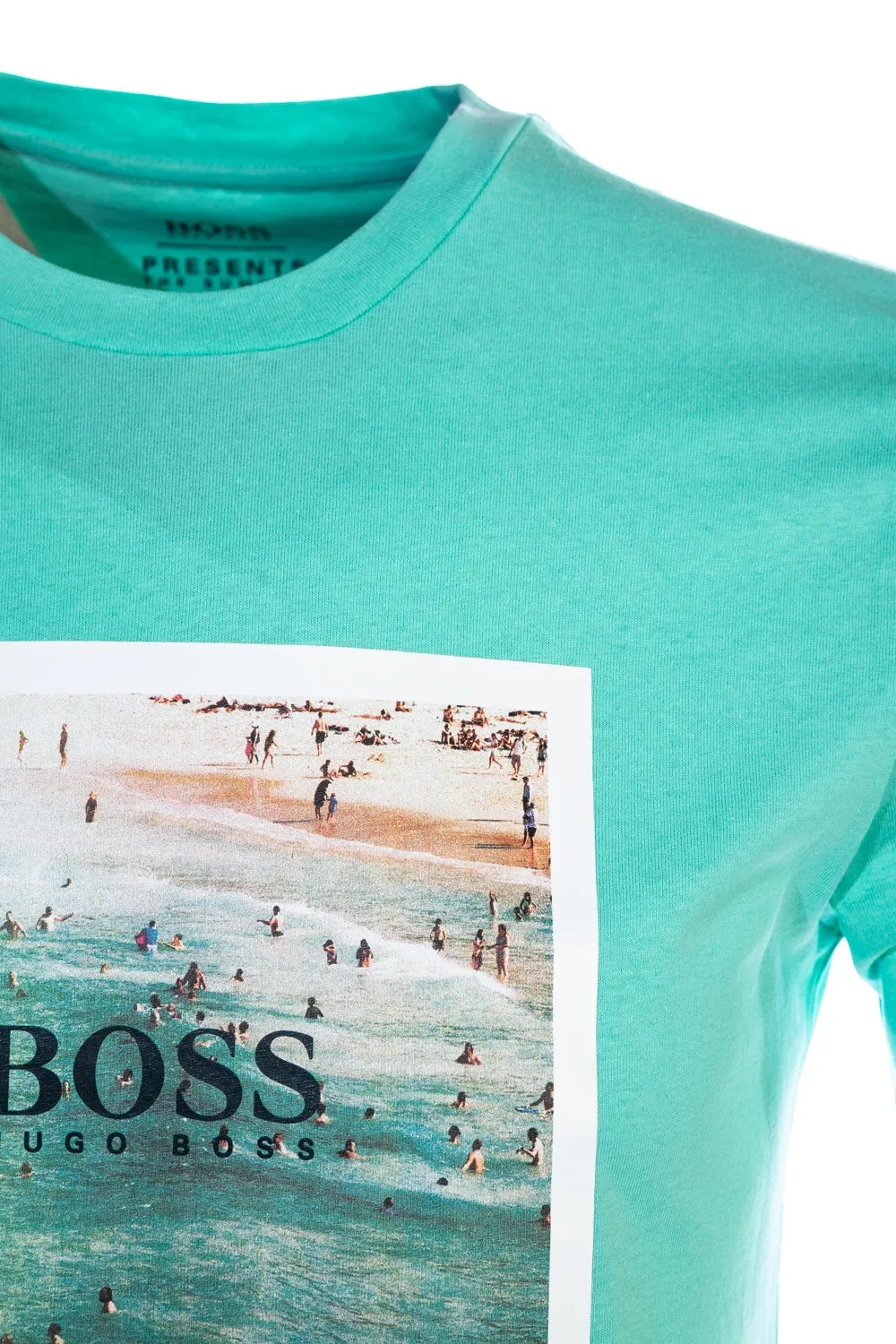 BOSS Tsummer 4 T Shirt in Mint