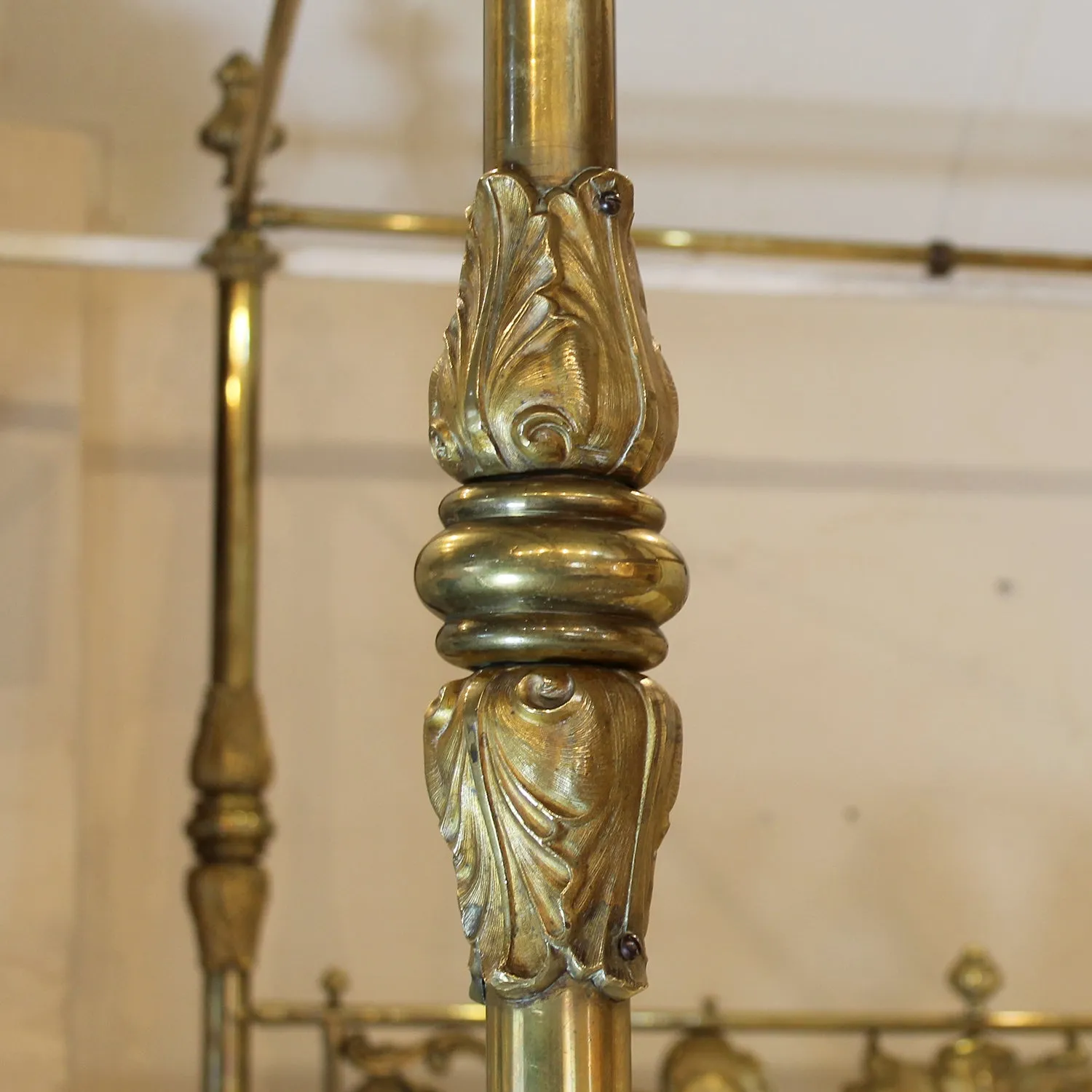 Brass Four Poster Bed by R W Winfield for the Prince of Ottoman Empire Circa 1831 to 1836