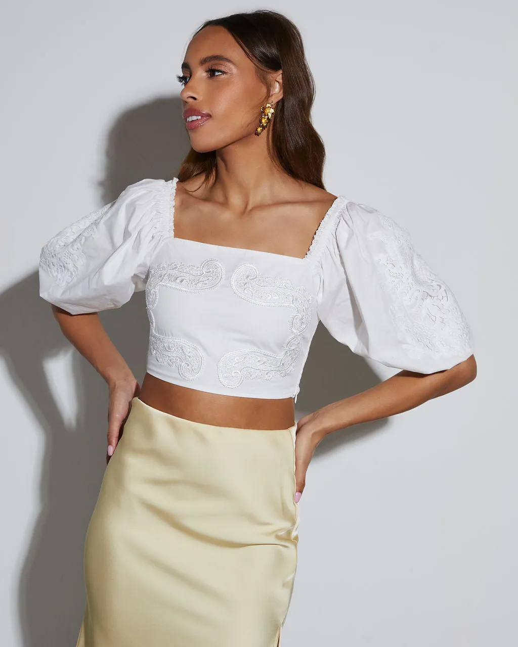 Carter Short Sleeve Crop Top