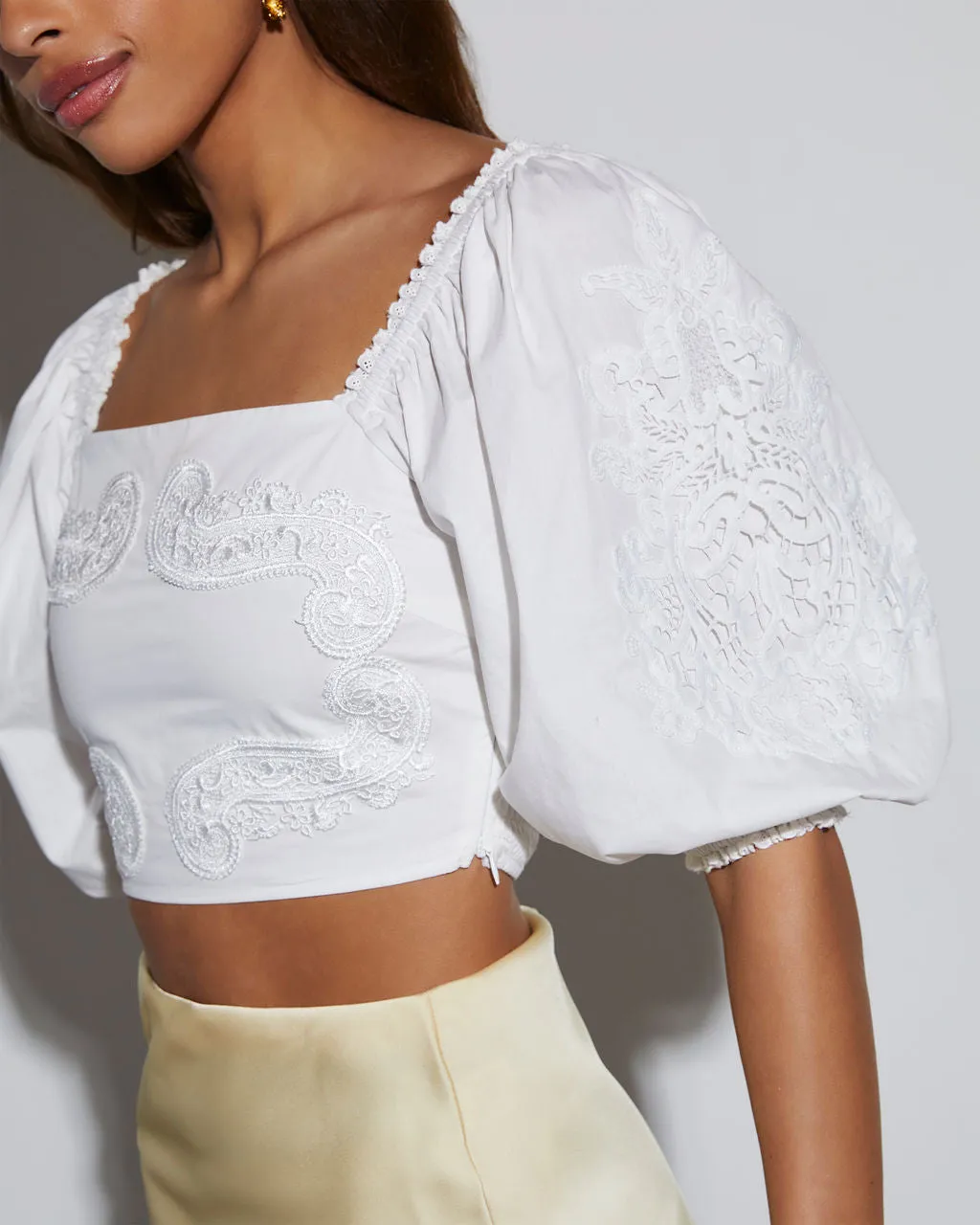 Carter Short Sleeve Crop Top