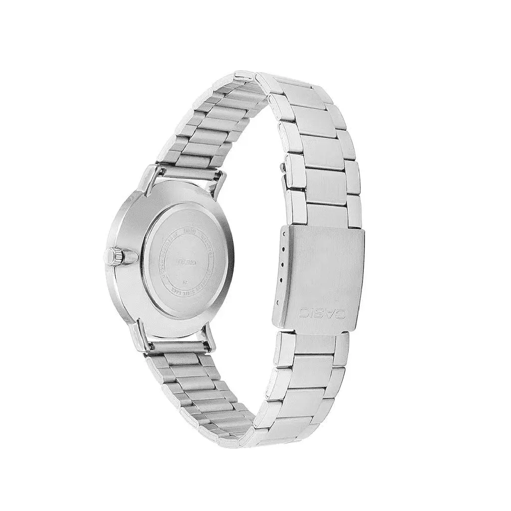 Casio MTP-VT01D-2B Silver Stainless Watch for Men