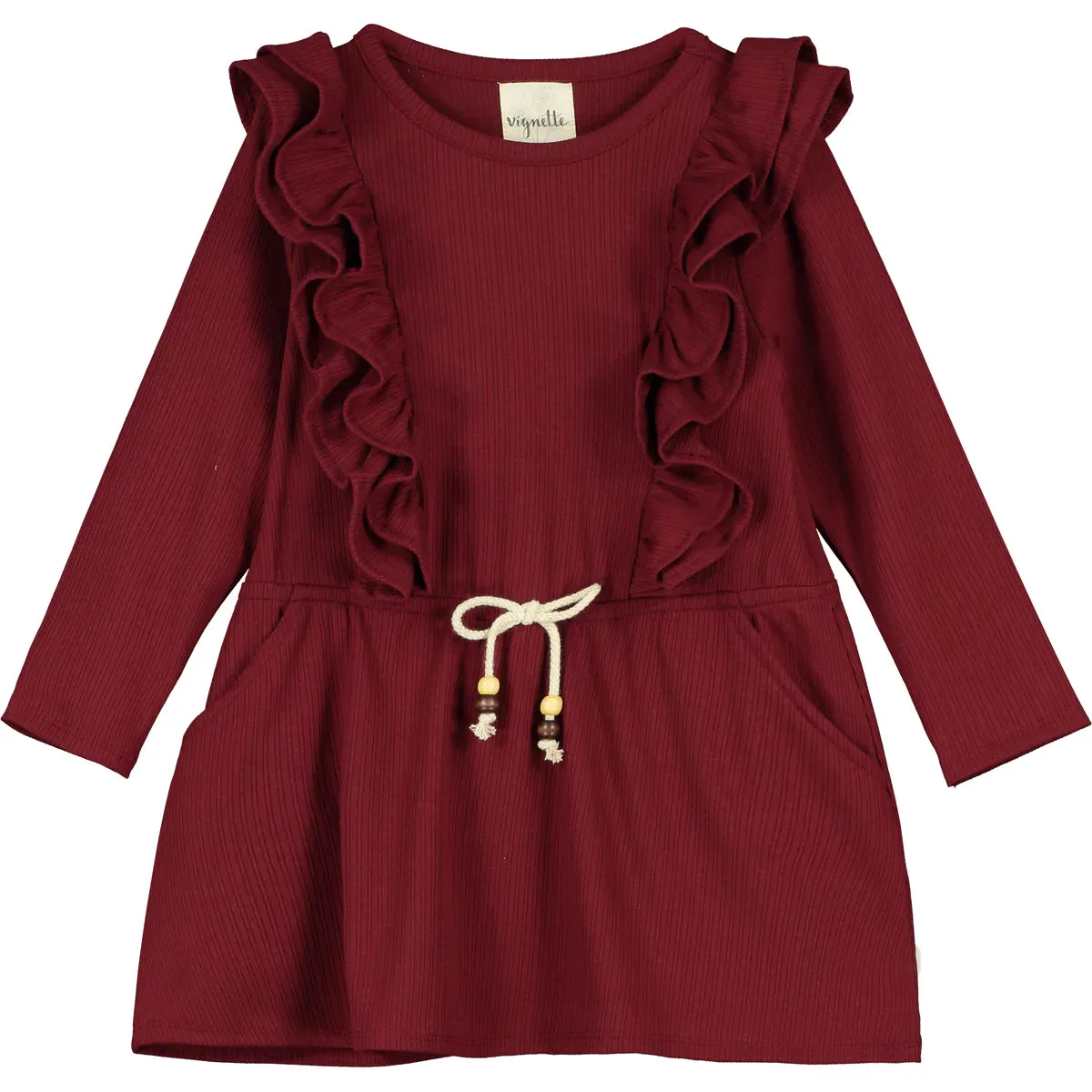 Celine Dress in Burgundy - Select Size