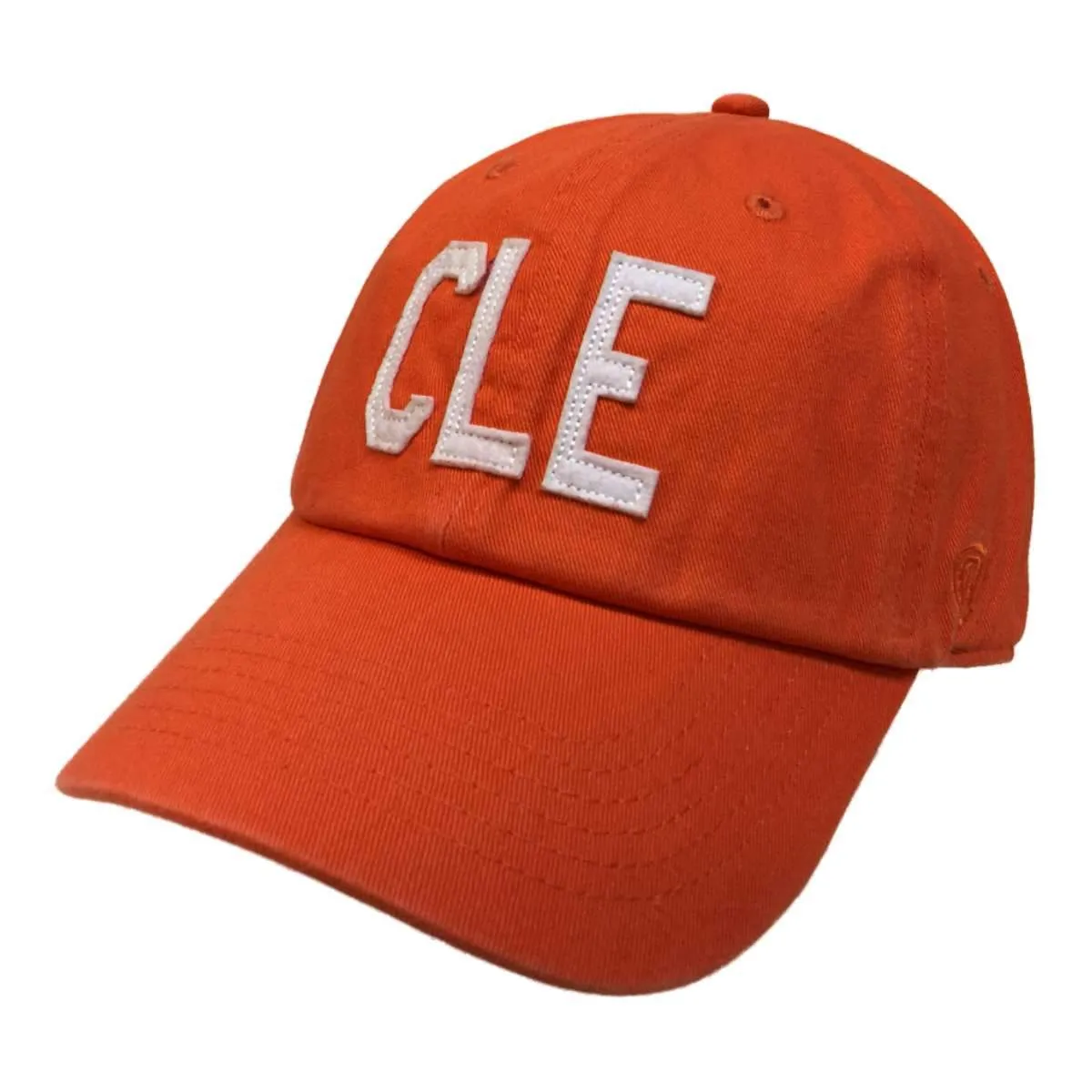 Clemson Tigers TOW Orange "CLE" District Adjustable Strapback Slouch Hat Cap