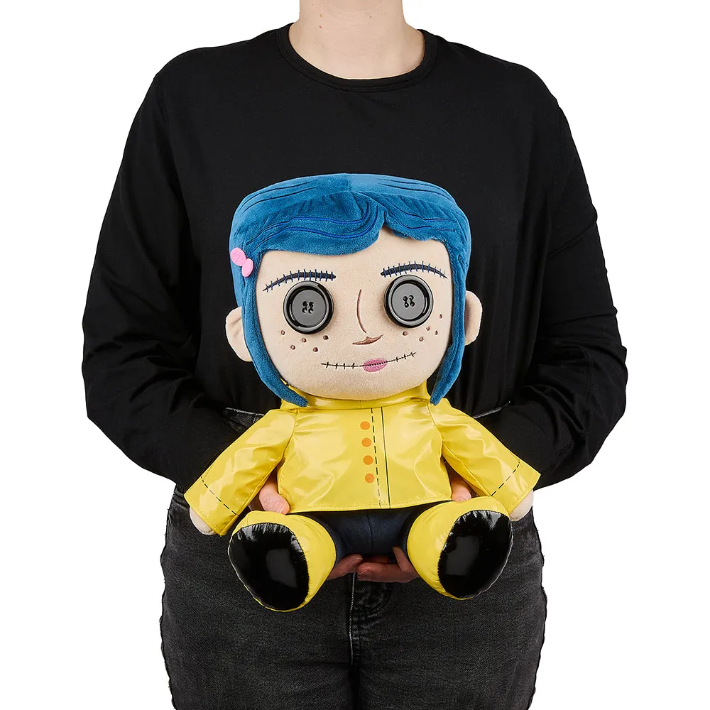 Coraline with Button Eyes 13" Medium Plush