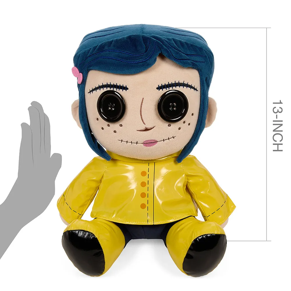 Coraline with Button Eyes 13" Medium Plush