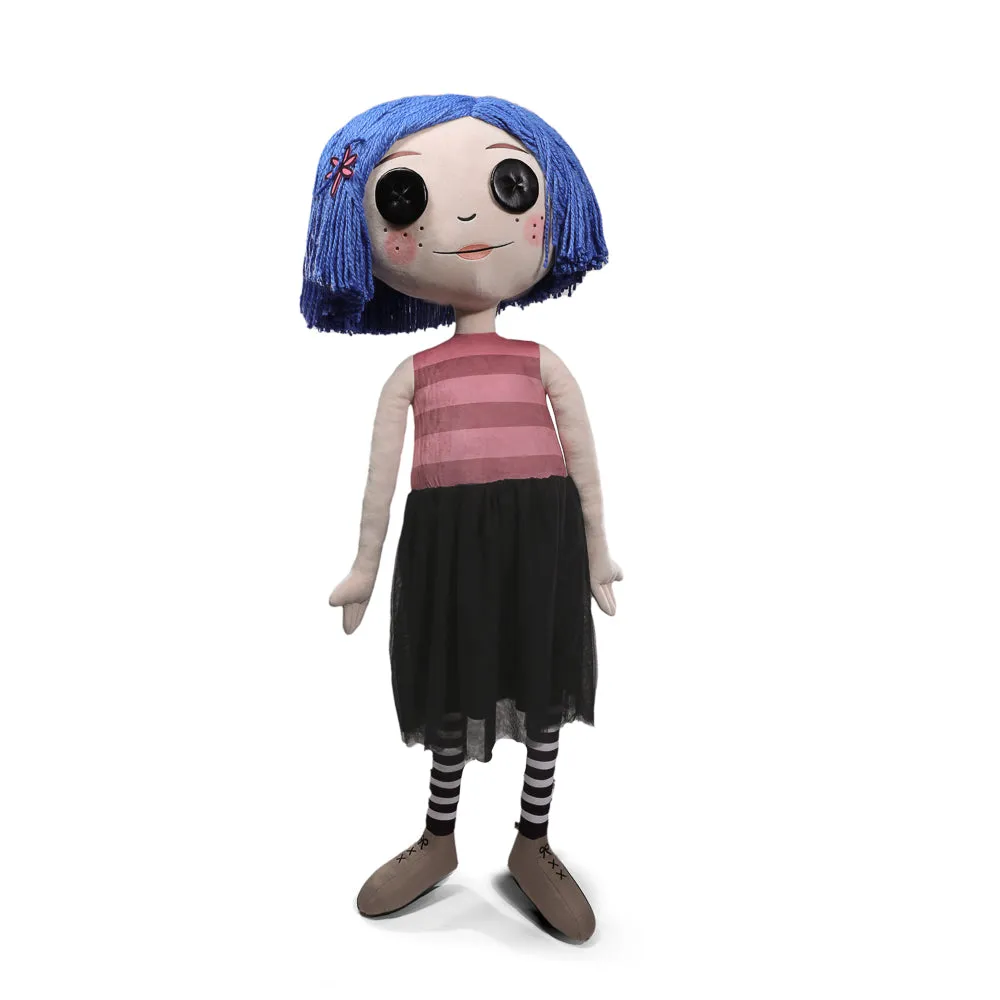 Coraline with Button Eyes Life-Size Plush Doll