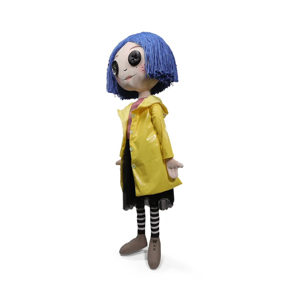 Coraline with Button Eyes Life-Size Plush Doll