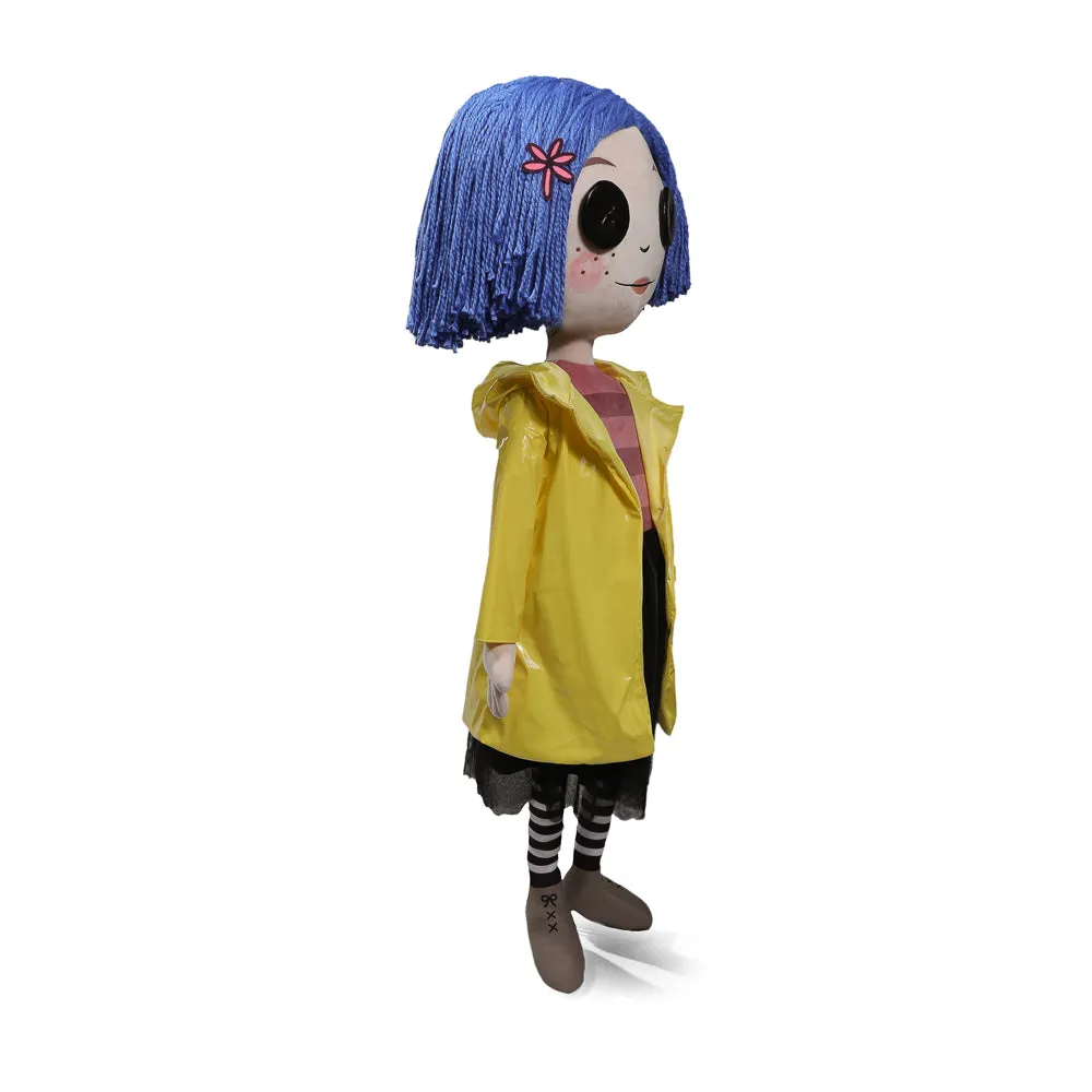 Coraline with Button Eyes Life-Size Plush Doll