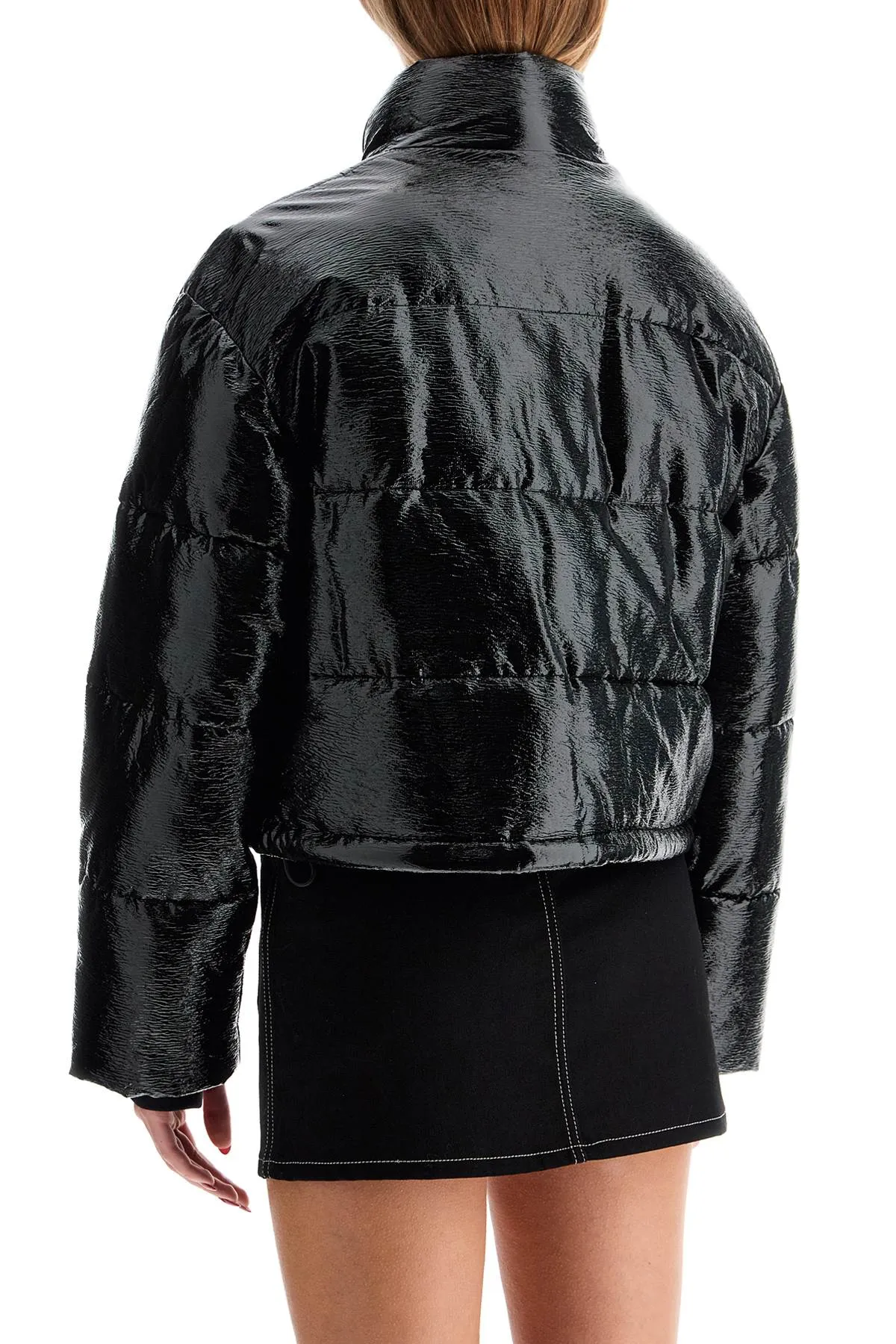 Courreges padded vinyl jacket for stylish