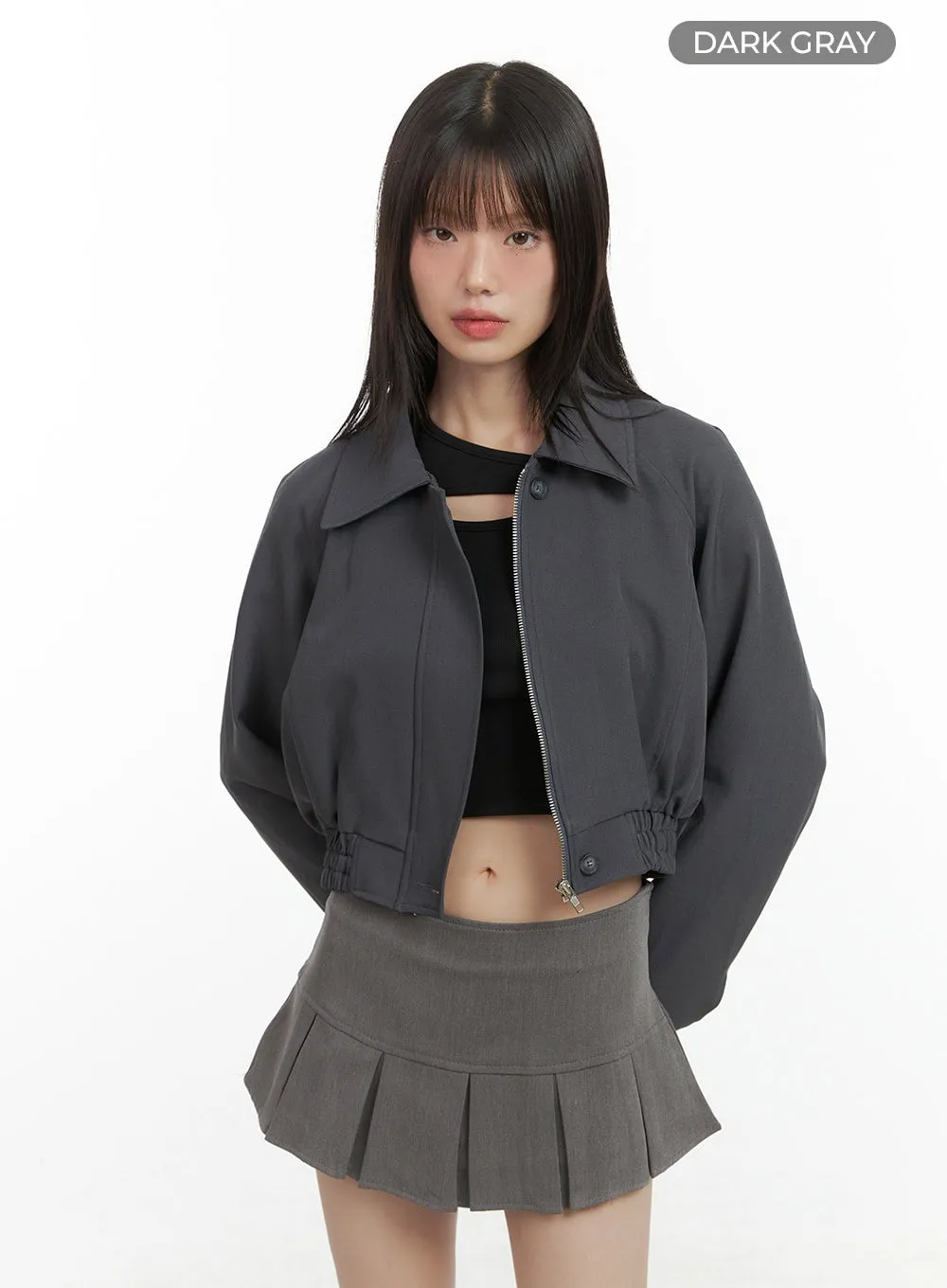 Cropped Blouson Jacket CO410