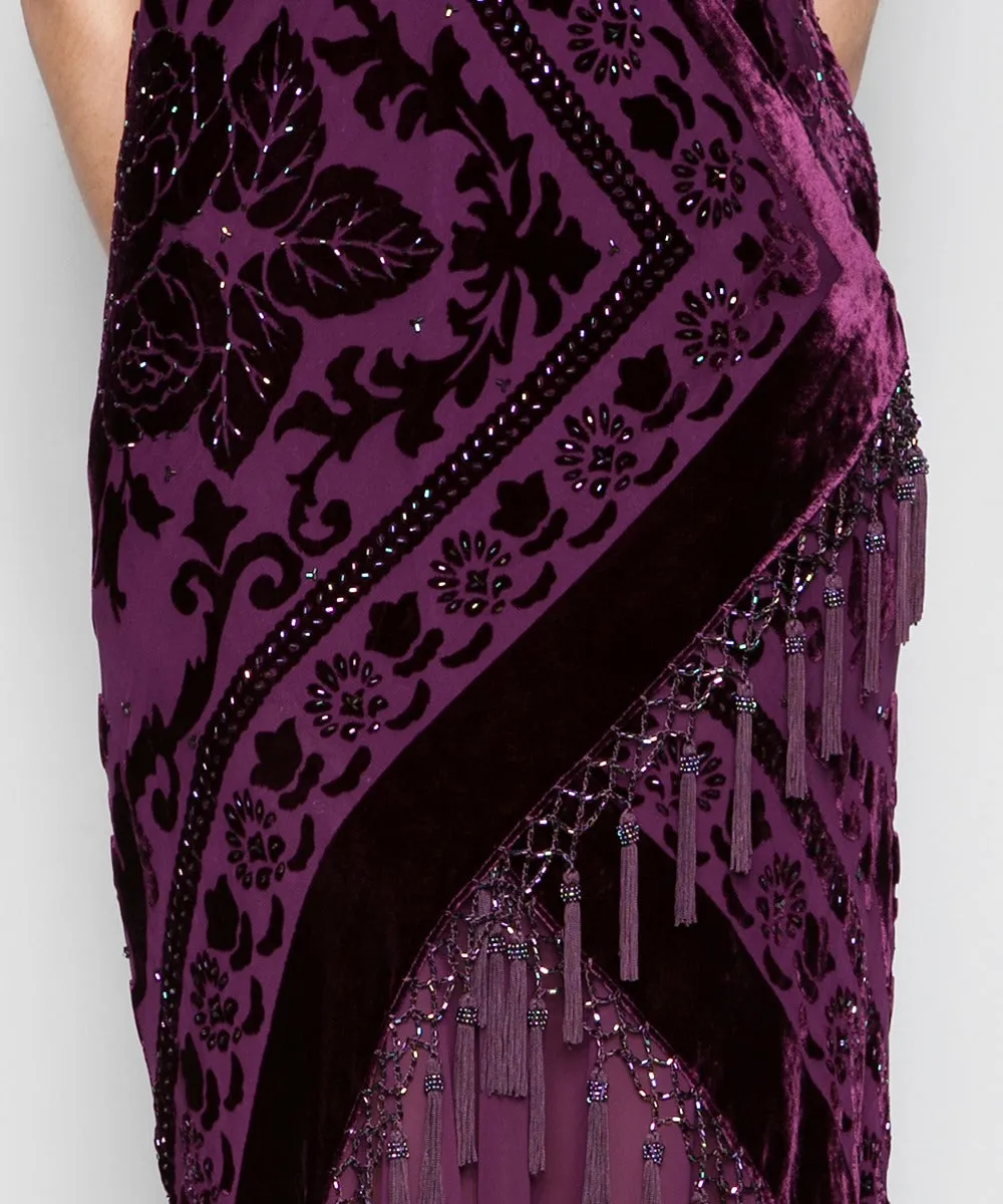 DARK PLUM GUINEVERE DRESS