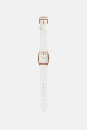 DRESS WATCH (SK8 - Rose Gold / Milk)