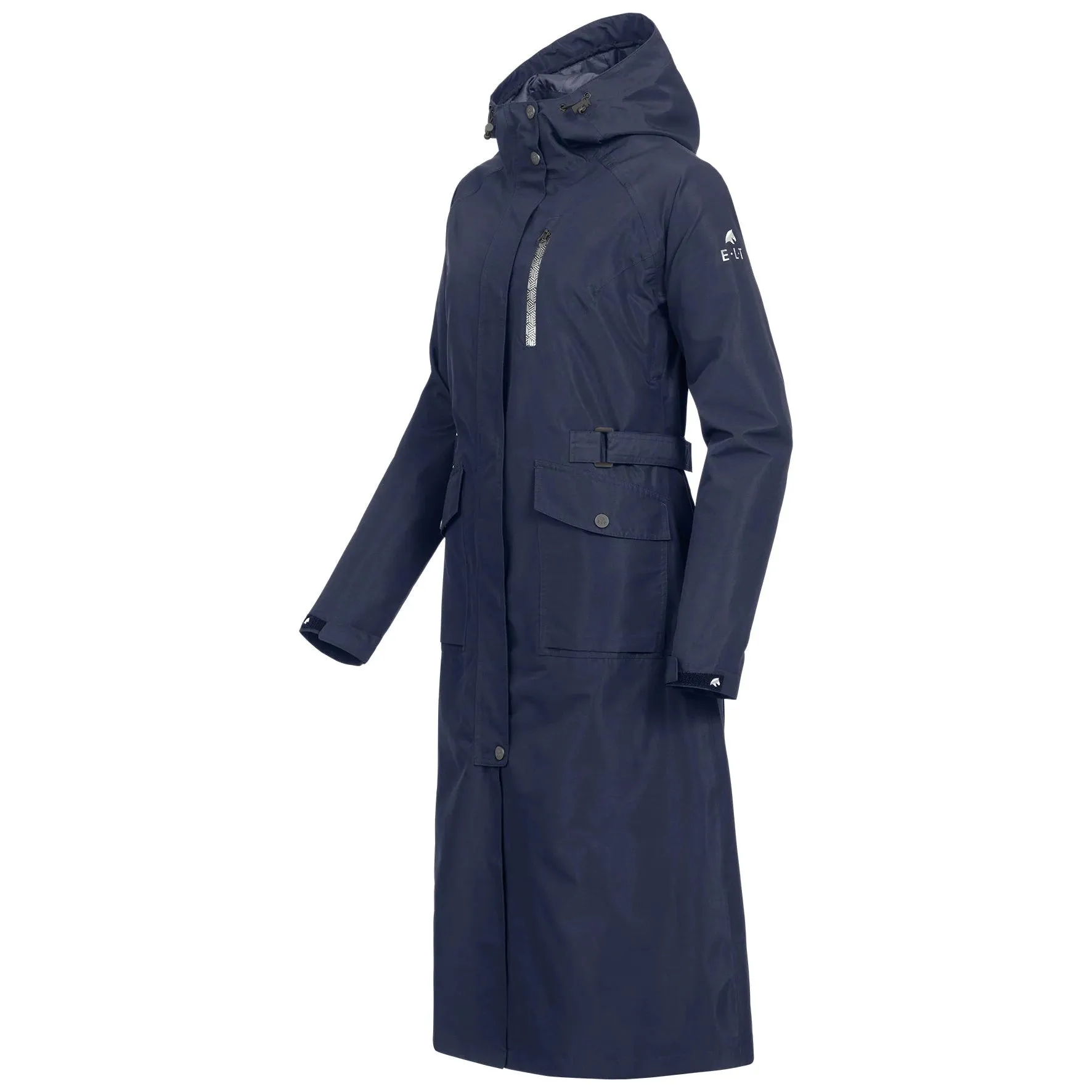 ELT Fehmarn Long Riding Raincoat Night Blue