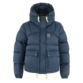 Fjallraven Womens Expedition Down Cropped Jacket Navy